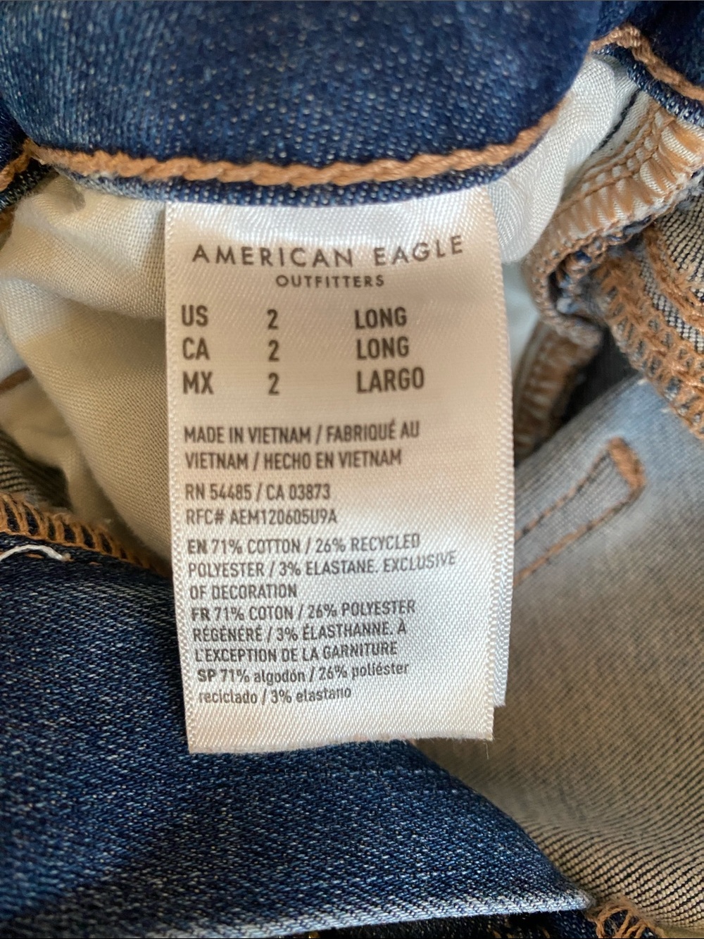 American Eagle High Rise Jegging 2 Long - Picture 4 of 4